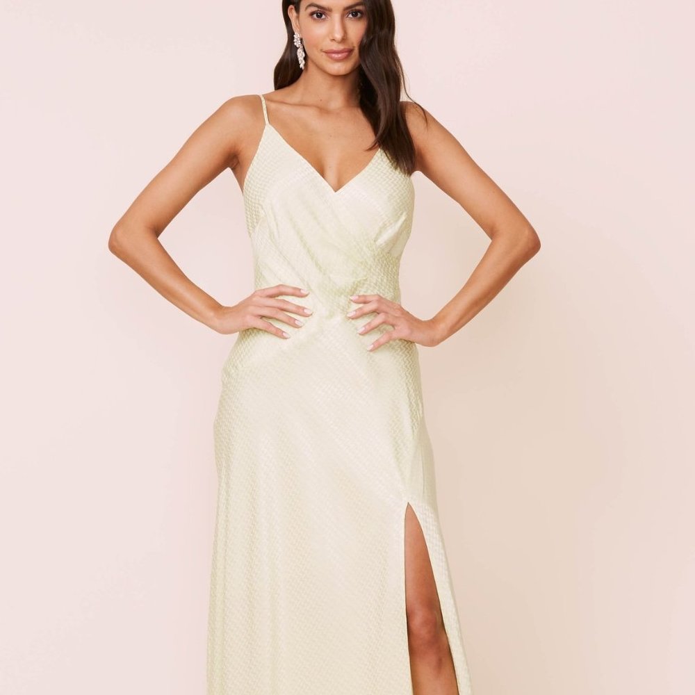 ASTR Bastille Midi Slip Dress (S)